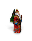 Large Santa Carrying Fir Tree