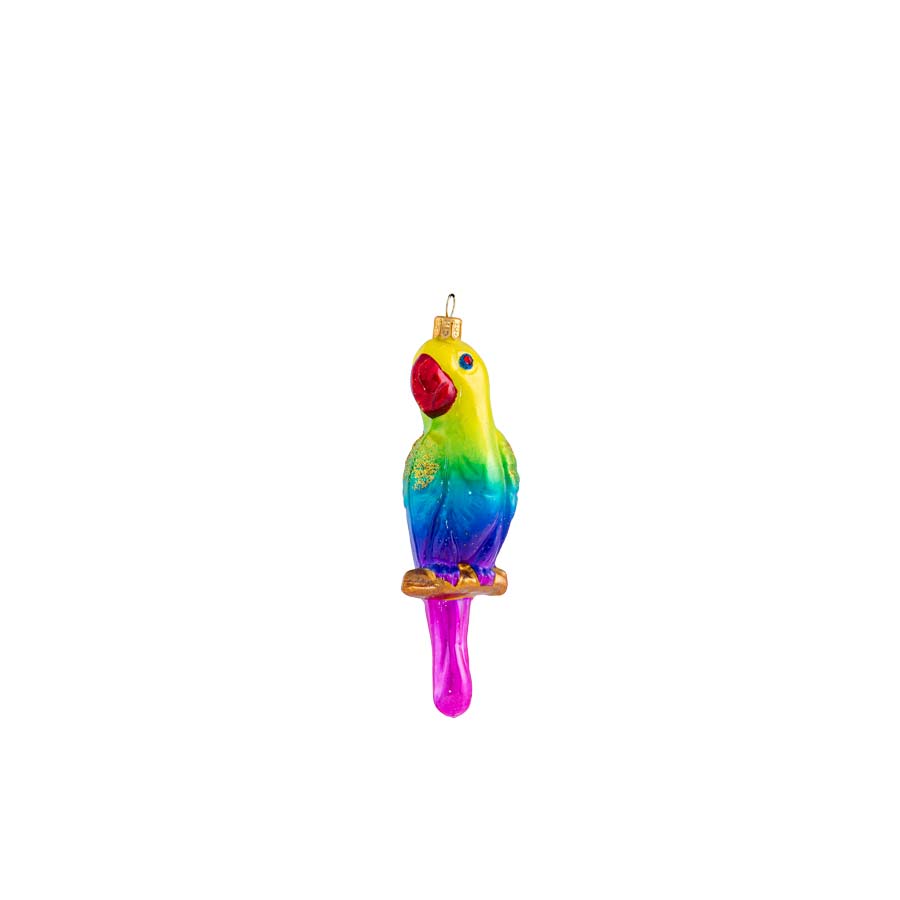 Multicolour Tropical Parrot Ornament