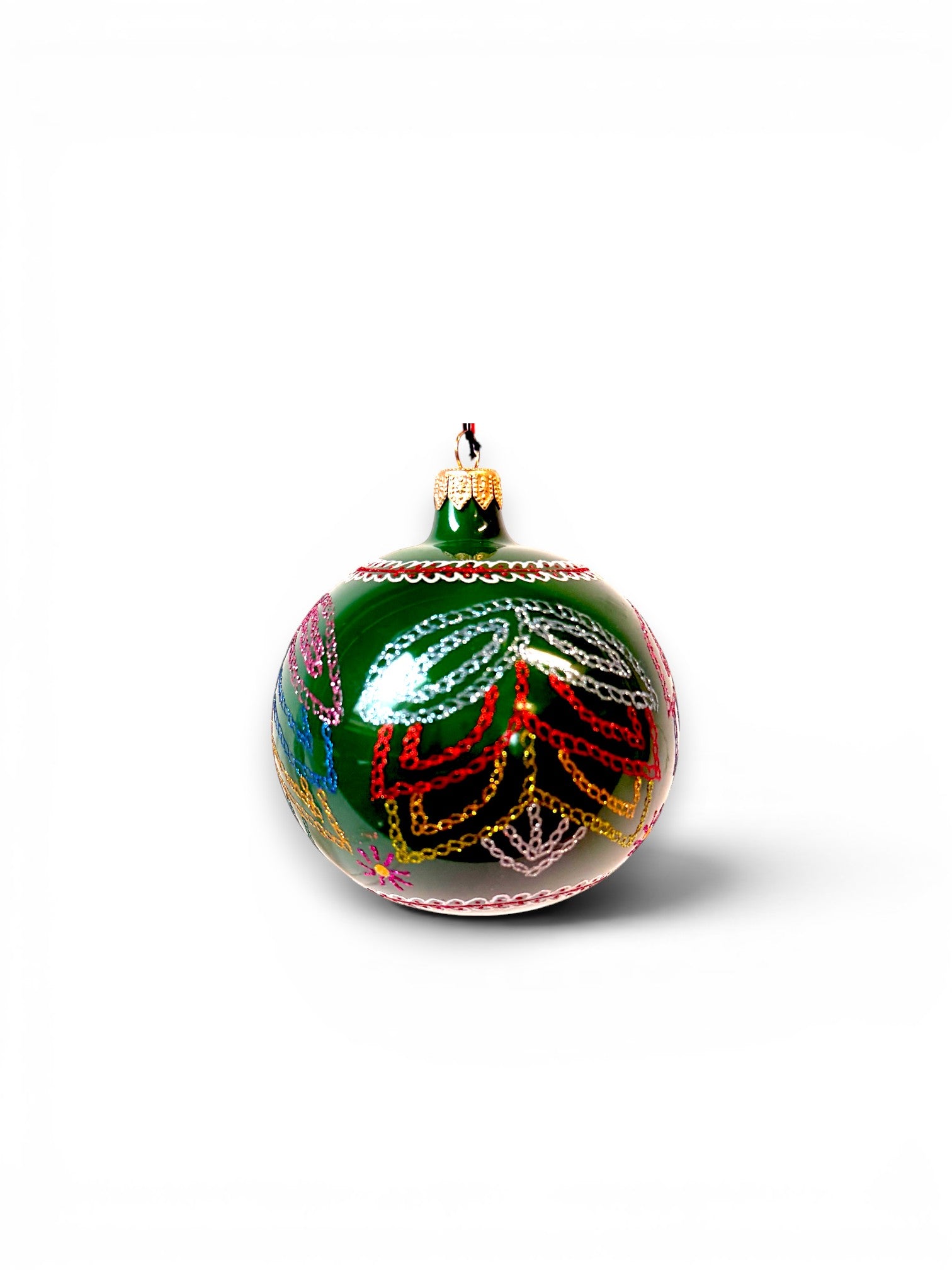 Forest Green Glitter Ball