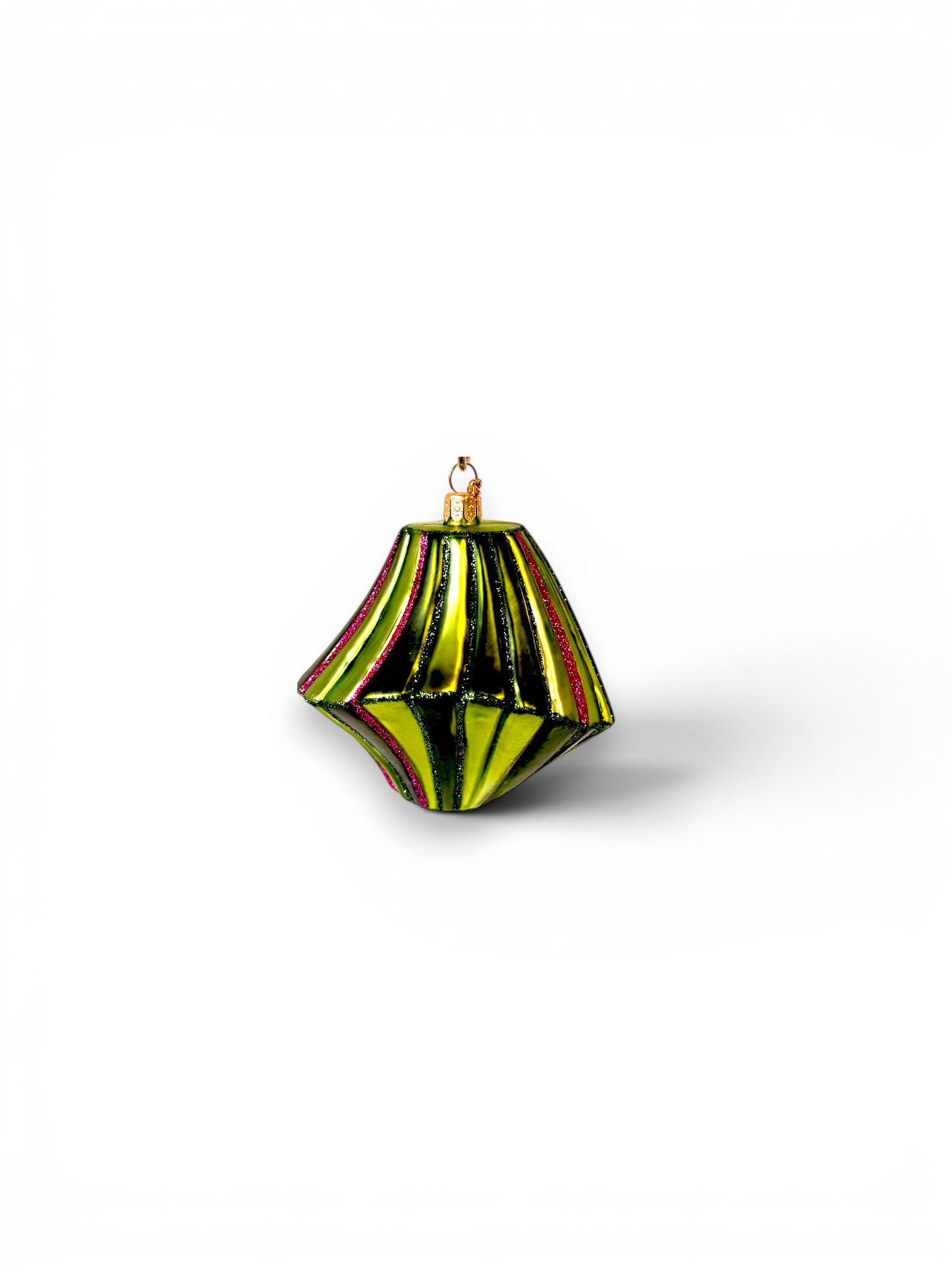 Geometric Glass Ornament