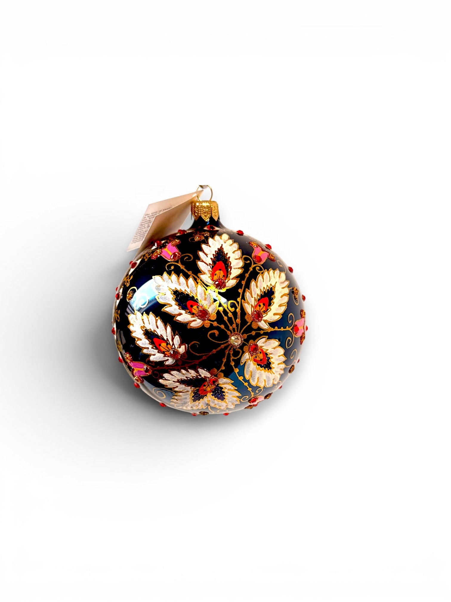 Folk Glass Bauble