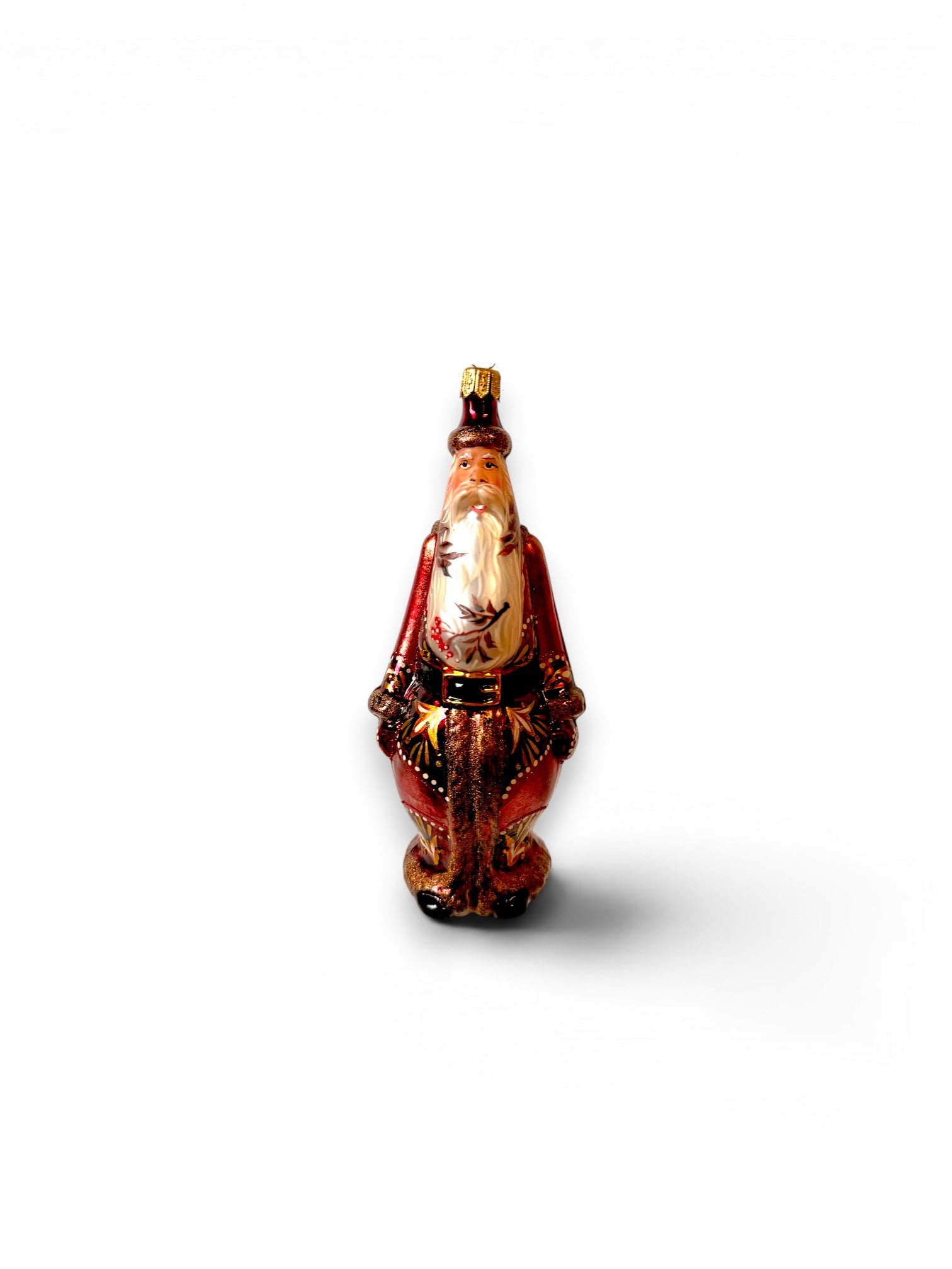Santa Claus in  Burgundy Robe