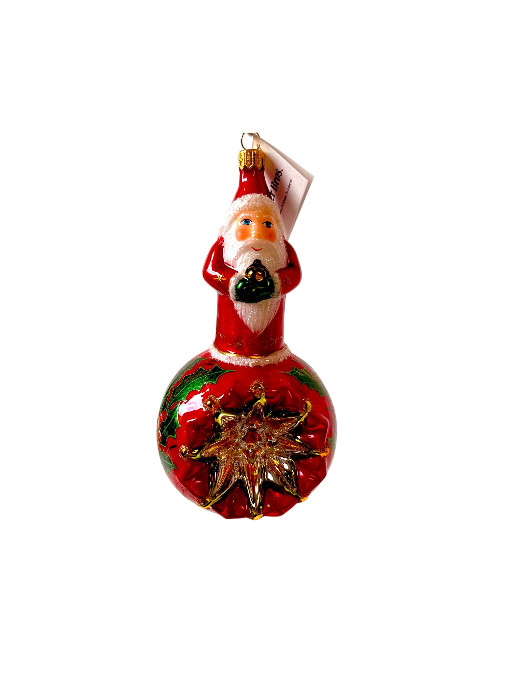 Santa Claus on Red Ball