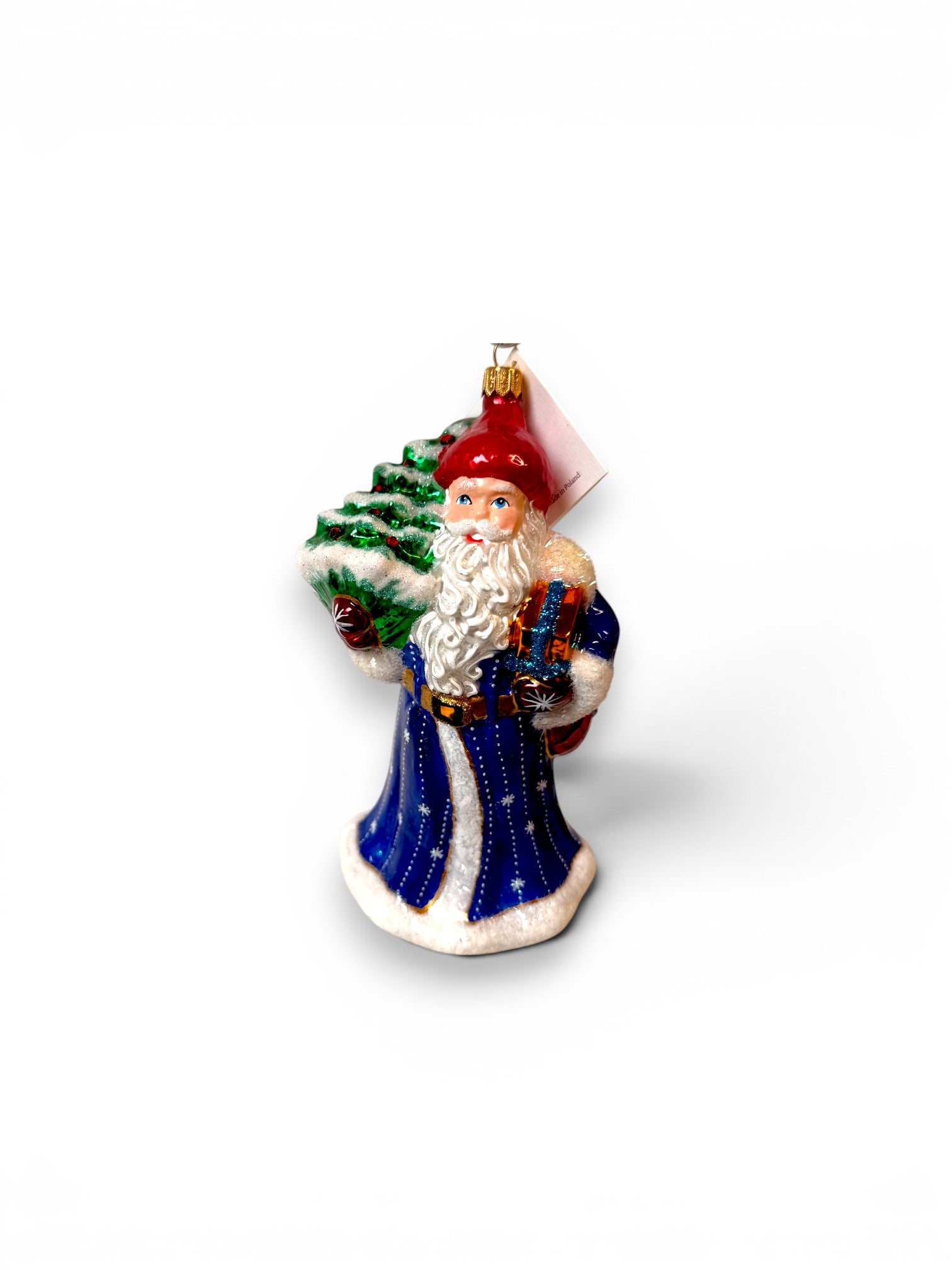 Santa Claus in Blue Star Robe
