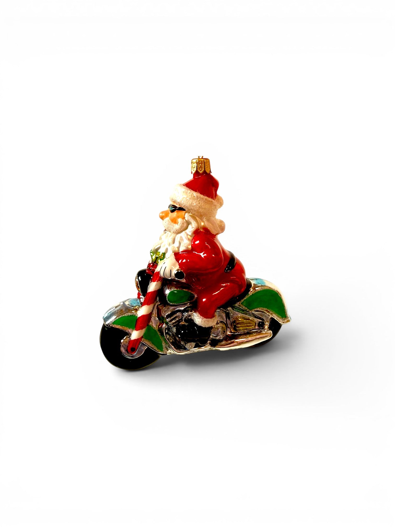 Santa Claus on Motorcycle