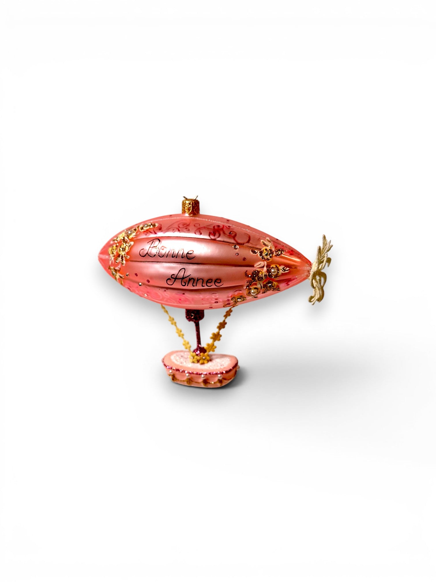 Pink Zeppelin Ornament